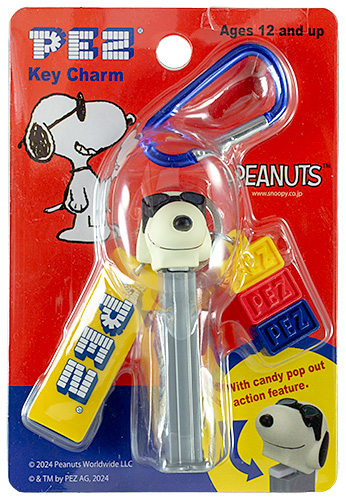 PEZ - Key Charm - Peanuts - Joe Cool