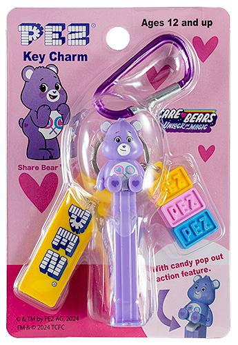 PEZ - Key Charm - Care Bears - Share Bear