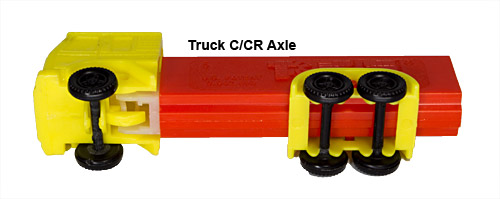 PEZ - Trucks - Series C - Cab #1 - Yellow Cab - B