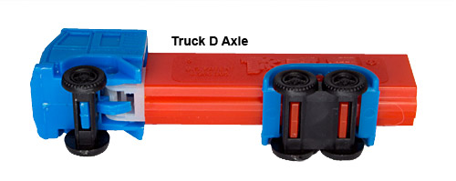 PEZ - Trucks - Series D - Cab #R1 - Blue Cab - B