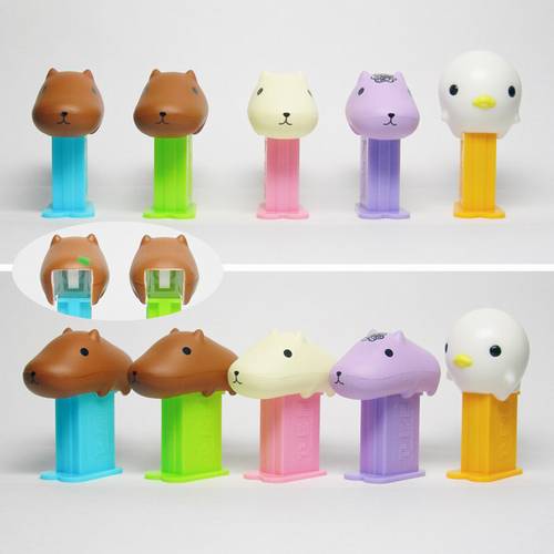 PEZ - Mini PEZ - Capybara-san #38 - Capybara-san - clover on back