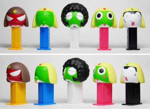 PEZ - Mini PEZ - Keroro Gunsou 2 #24 - Giroro Gocho - Closed eyes