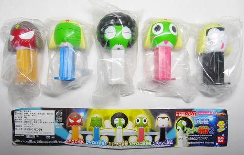 PEZ - Mini PEZ - Keroro Gunsou 2 #24 - Keroro Gunsou - Closed eyes