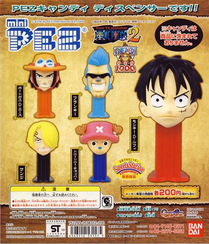 PEZ - Mini PEZ - One Piece 2 #47 - Monkey D. Luffy