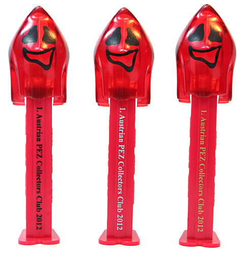 PEZ - 1. Austrian PEZ Collectors Club - Naughty Neil - Crystal Red